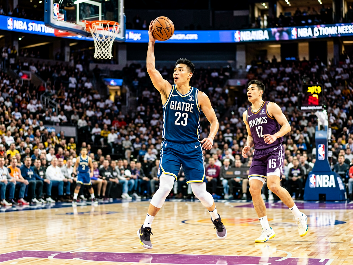 篮球赛事报道内容，展示NBA新赛季各队阵容调整与焦点球员表现